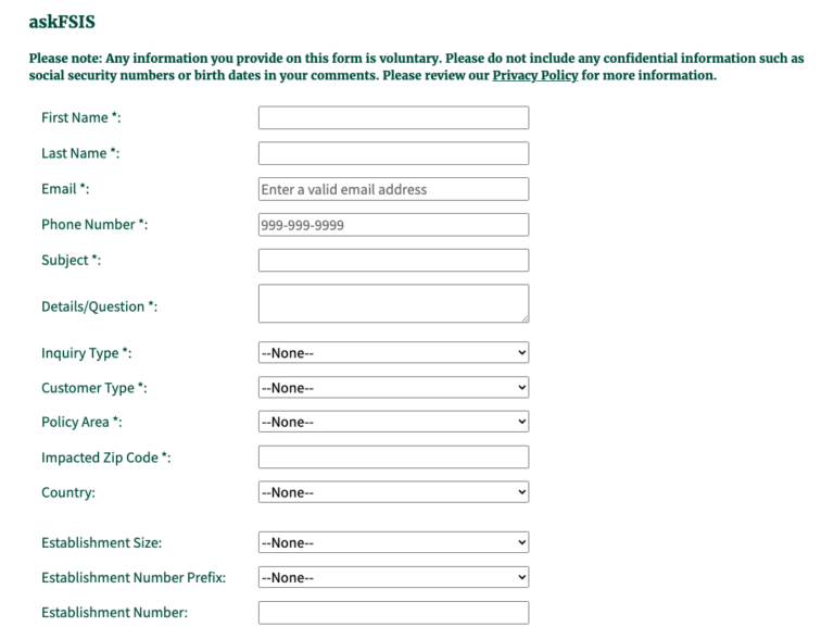 Ask FSIS – Niche Meat Processor Assistance Network