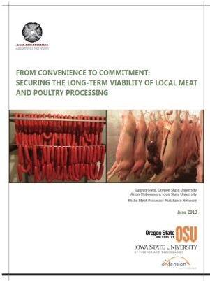 From Convenience to Commitment: Securing the Long-Term Viability of Local Meat and Poultry Processing